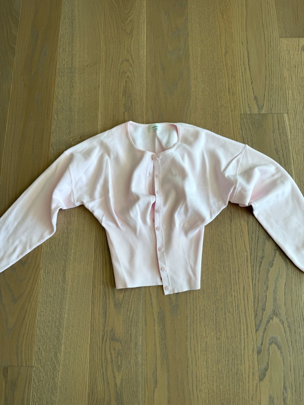 Baby pink Golightly cardigan